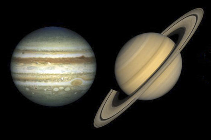 Jupiter and Saturn